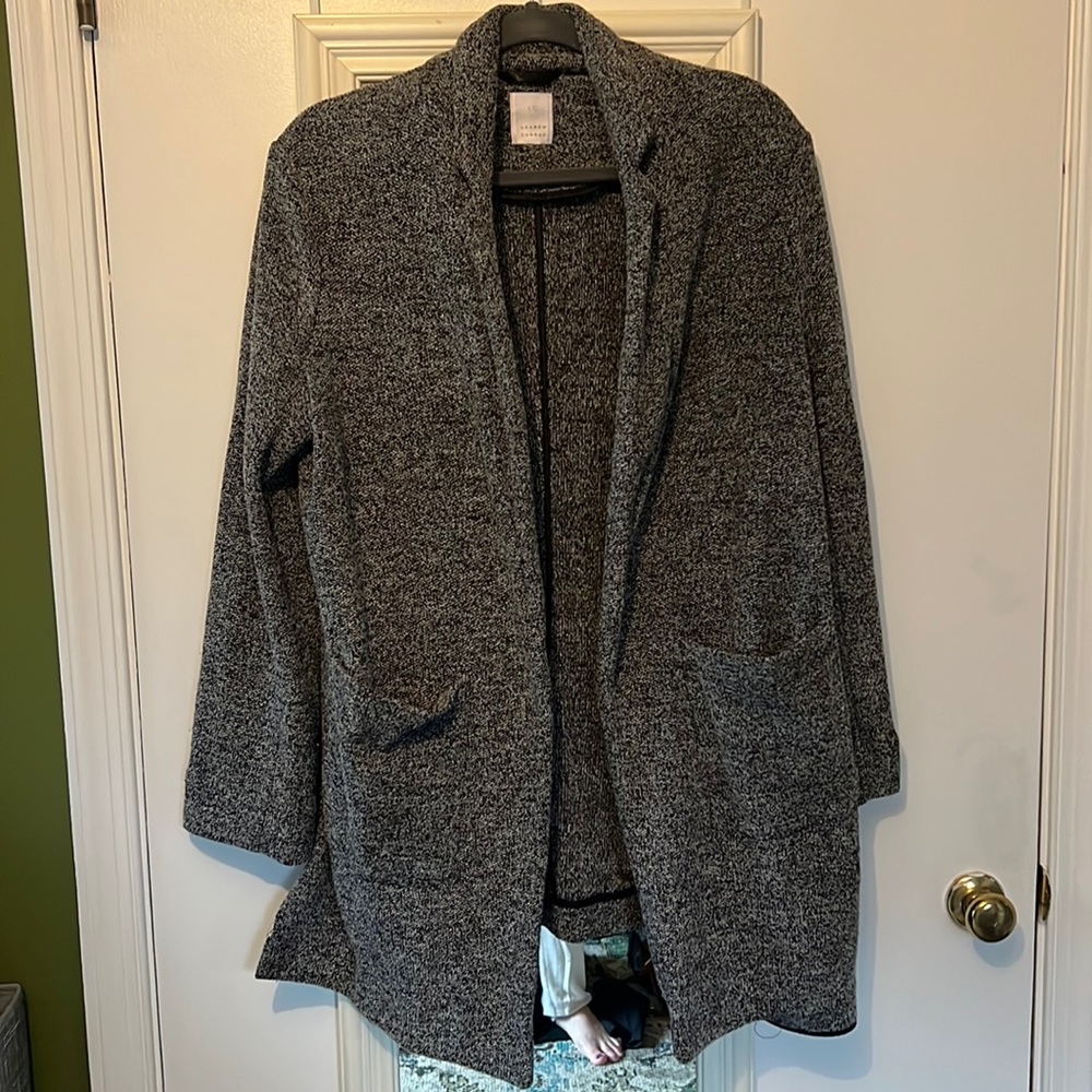 Lauren Conrad heather gray blazer